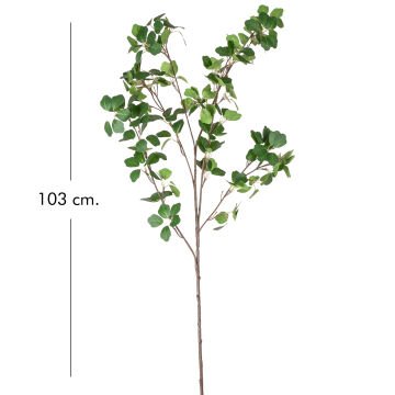 Yapay Okaliptüs Dalı Koyu Yeşil 103 Cm.