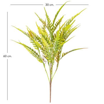 Yapay Fujer - EğreltiOtu Demet Kızıl/Yeşil 60 Cm.