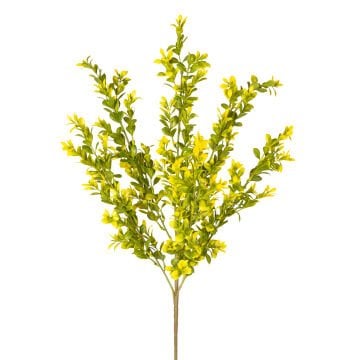 Yapay Bitki Şimşir Sarı/Yeşil 55 Cm.