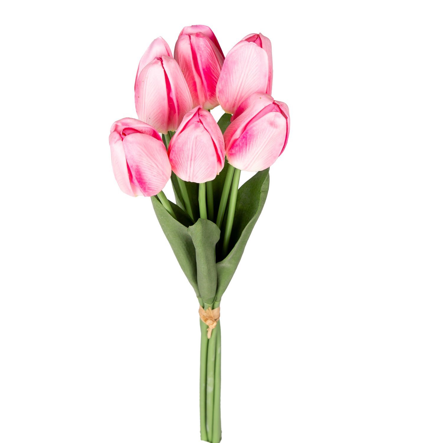 Yapay Lale Islak Dokulu Pembe 44 Cm.