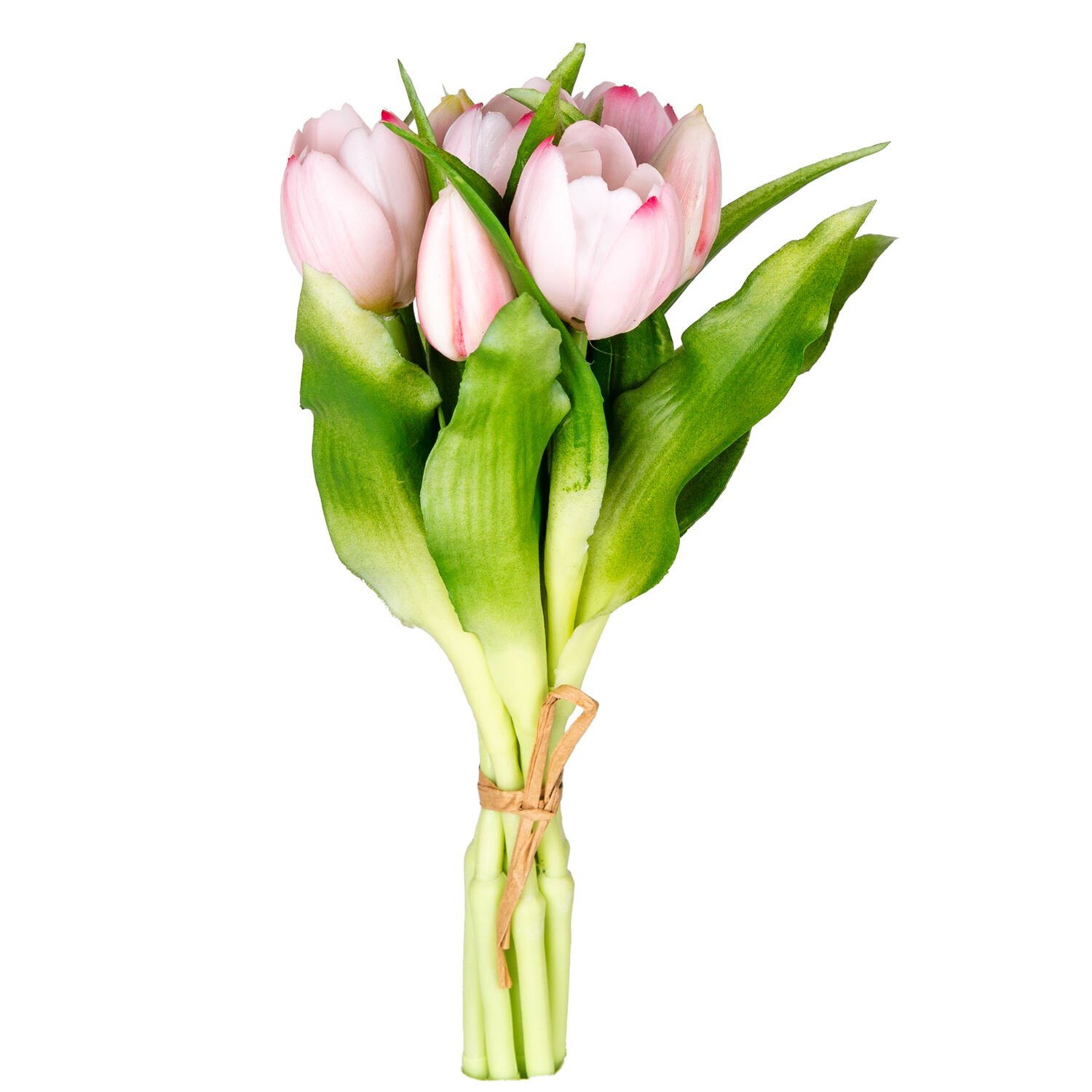 Yapay Lale Islak Dokulu Pembe 26 Cm.
