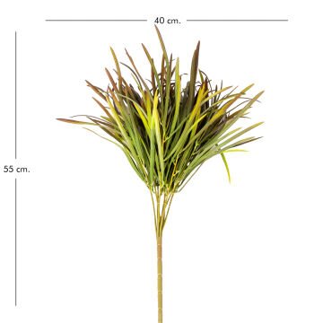 Yapay Saz Demet Kızıl/Yeşil 55 cm.