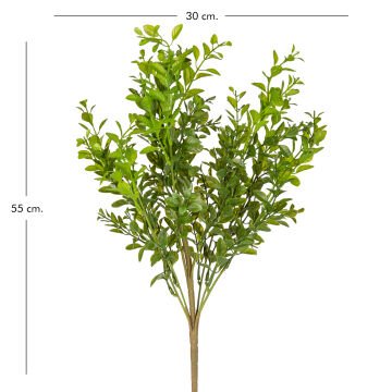 Yapay Bitki Şimşir Demet Koyu Yeşil 55 Cm.