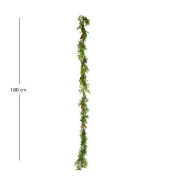 Yapay Çam Garland Kozalaklı Yeşil 180 Cm.