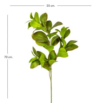 Yapay Manolya Dalı Kızıl/Yeşil 70 Cm.