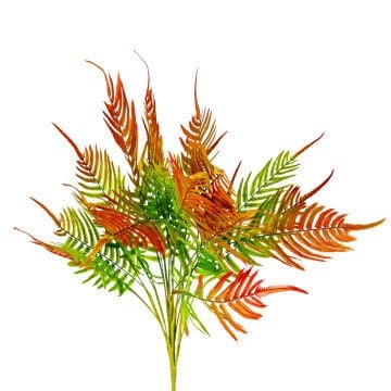 Yapay Bitki Fujer Eğreltiotu Kızıl/Yeşil 95 Cm.
