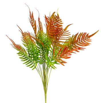 Yapay Bitki Fujer Eğreltiotu Kızıl/Yeşil 95 Cm.