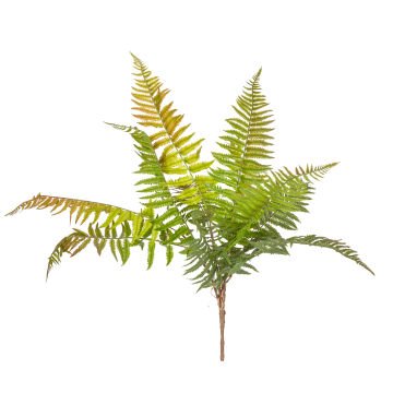 Yapay Bitki Fujer/Eğrelti Otu Kızıl/Yeşil 75 Cm.