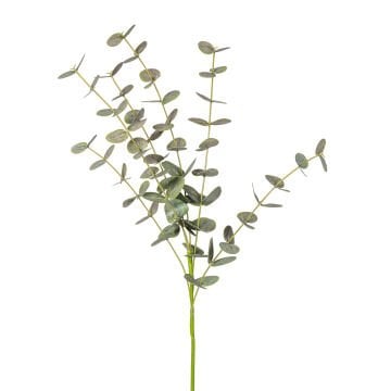 Yapay Okaliptus Dalı Gerçek Dokulu Yeşil 87 cm.