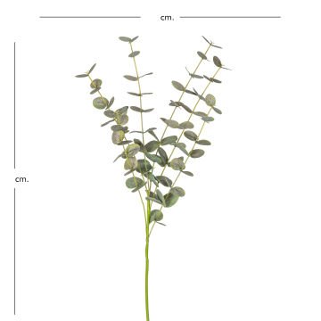 Yapay Okaliptus Dalı Gerçek Dokulu Yeşil 87 cm.