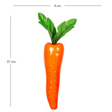 Yapay Meyve Havuç Turuncu 4x21 Cm.