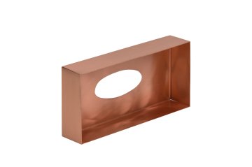 Bakır Peçetelik Mat Cila Dikdörtgen 24x12x4,5 Cm