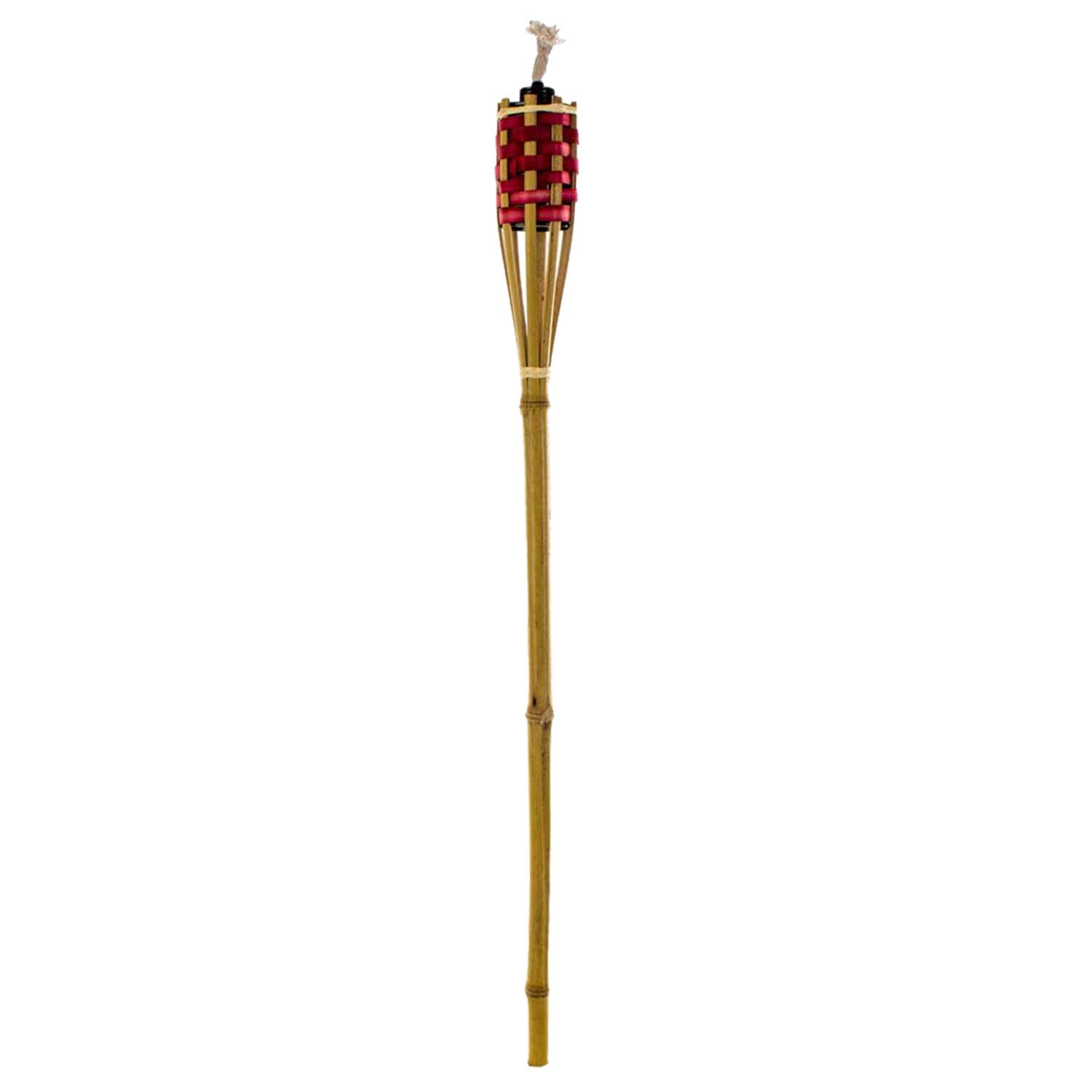 Dekoratif Bambu Meşale 90 Cm. Kırmızı