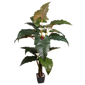 Yapay Alocasia - Fil Kulağı Rainbow(Gökkuşağı)  16 Yaprak 230 Cm.